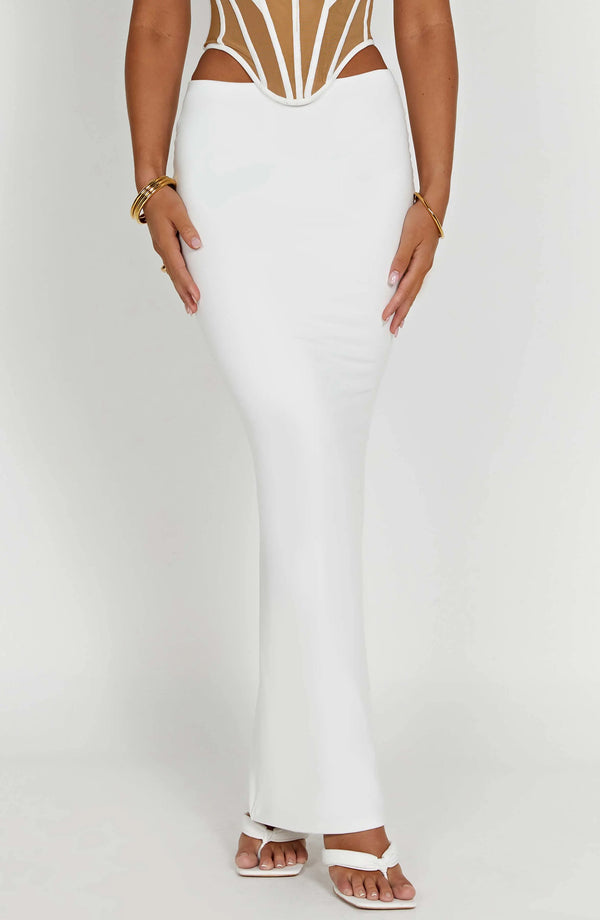 Astrid Maxi Skirt - White