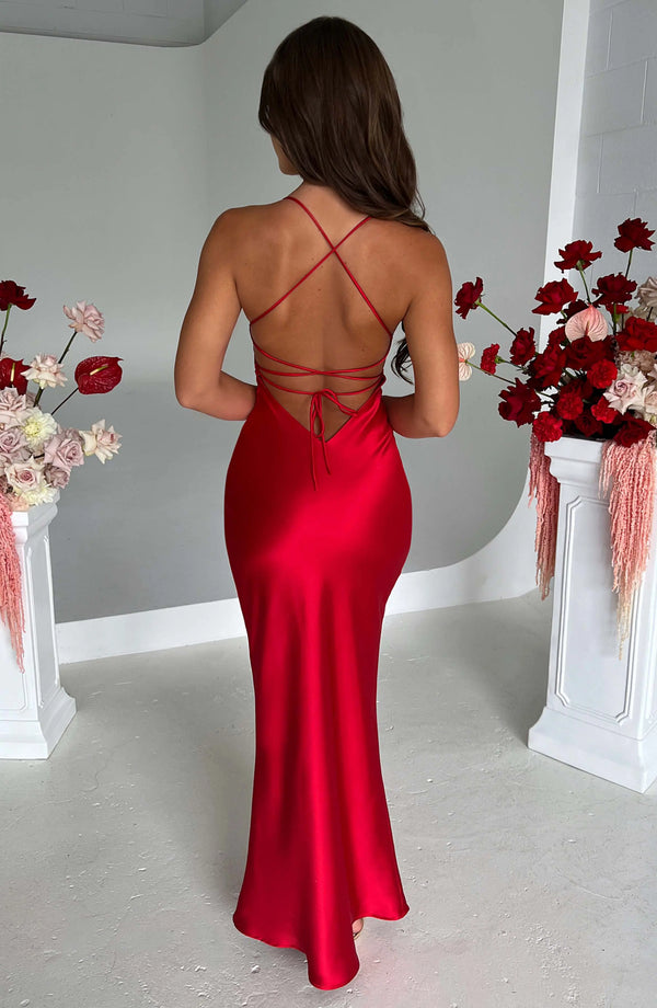 Malika Maxi Dress - Red